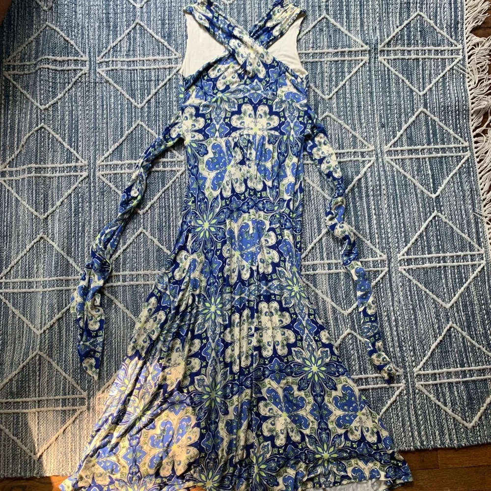 Anthropologie Vanessa Virginia Print Maxi Dress - Picture 9 of 16